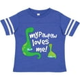 thumbnail image 3 of Inktastic My Pawpaw Grandpa Loves Me Dinosaur Boys Toddler T-Shirt, 3 of 5