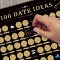 thumbnail image 4 of La aventura Chanllege 100 Love Valentine's Present Fates Date Scratch off Cartel Hermosos iconos en bolsas Paquete para amantes adultos Base negra kenally HA028200-01, 4 of 7