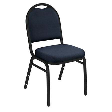 (Pack of 2) NPS® 9200 Series Premium Fabric Upholstered Stack Chair, Midnight Blue
