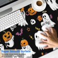 thumbnail image 2 of Long Mouse Pads for Desk,Black Halloween Ghosts and Pumpkins Desk Mats on Top Of Desks, Desk Mouse Pad Extra Large with 3mm Non-Slip Base and Stitched Edge for Gaming,Office,Work,Home 47.3"x23.6", 2 of 6