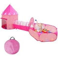 thumbnail image 6 of Wilwolfer 3pc Pink Kids Play Tent Ball Pit for Toddlers Girls with Baby Tunnel Pop up Princess Toys Indoor Outdoor, 6 of 7