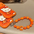 thumbnail image 6 of Leather Orange Hello Kitty For Apple Phone Case 17 Pro Max 16 15 Pro 14 13 Phone Case With Accessories, 6 of 10