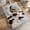 Dark Grey, variant on Oversized Corduroy Chaise Lounge Sofa Bed, 50" Indoor Lounger with 3 Pillows for Reading & Napping(Beige)