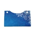 thumbnail image 2 of Pofeuu Blue Christmas With Snowflakes Print Tissue Box Cover, Modern Decorative PU Leather Rectangular Tissue Box Case Organizer Holder for Vanity Countertop, Night Stands, Livingroom, 2 of 7