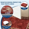 thumbnail image 4 of HIWEAVER Large Area Rug for Living Room Bedroom Border Non-Slip Washable Accent Carpet, 4 of 6