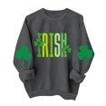 thumbnail image 1 of Tauxra Chandails à Enfiler de la Saint-Patrick pour Femmes, Manches Longues, Col Rond, Coupe Ample, Blouse Tunique Décontractée pour Femmes, 1 of 8