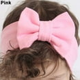 thumbnail image 3 of Jiaroswwei 1Pc Cute Baby Girls Big Bowknot Elastic Headband Hairband Headwear Accessory, 3 of 7