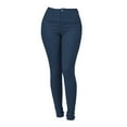 thumbnail image 5 of WTXUE High Waisted-Rise Colored Jeans Stretchy Pants for Women Blue, 5 of 6
