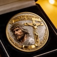 thumbnail image 5 of Easter Religious Commemorative Coin, Jesus Christ Collectible Token, Spiritual Religious Keepsake Coin for Easter Holiday Gift Church Souvenir Home Decor, 5 of 7
