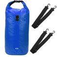 thumbnail image 1 of Bolsa de almacenamiento al aire libre de 30 l para acampar, hacer senderismo y aventuras en la playa, bolsa de barril plegable impermeable de color azul, 1 of 8