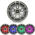 thumbnail image 3 of 4x Titanium OEM Replacement Infinity 8" 450W Waterproof Coaxial Boat Powersports Marine LED Speakers, 2x Titanium OEM Replacement 6.5" 225W Marine LED Speakers Bundle with Speaker Wire - 6 Speakers, 3 of 4