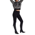 thumbnail image 4 of hirigin Women Fashion Wild Sweater Pattern Print Round Neck Long Sleeve Knitted Tops Autumn Winter Warm Casual Tops Streetwear, 4 of 8
