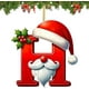 thumbnail image 1 of Adornos Navideños con Letras Del Alfabeto (26 Piezas) | Colgantes de Letras Acrílicas Personalizados con Gorros de Papá Noel | Decoraciones Navideñas Duraderas para El Hogar, La Oficina, La Escuela,, 1 of 1