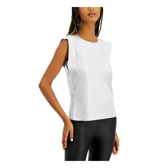 I.N.C Womens Shine Pullover Blouse, Grey, X-Small