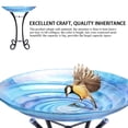thumbnail image 4 of Bird Bath MUMTOP - Vaso para exteriores con soporte de metal (5,5 L), 4 of 6