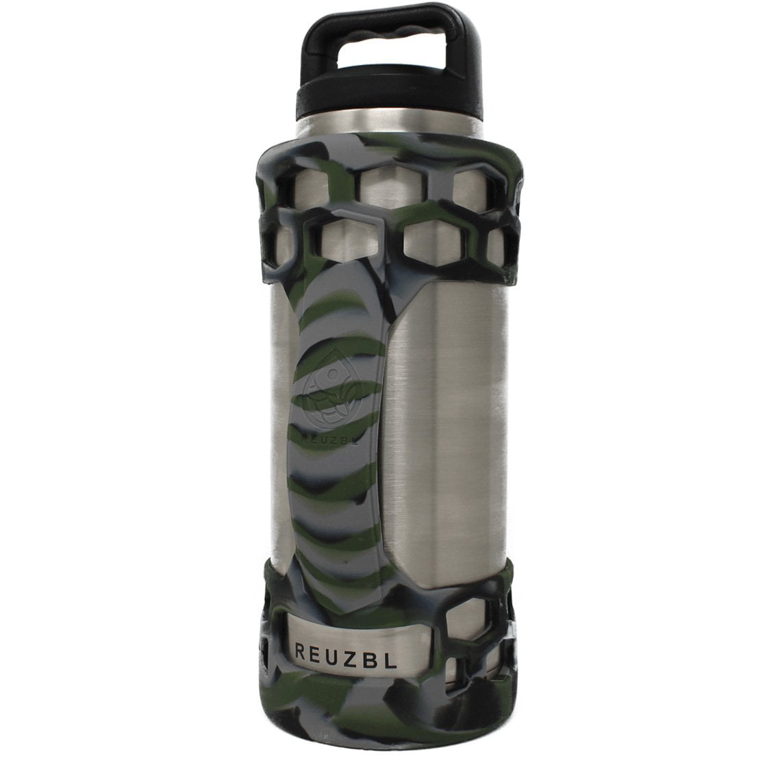 Bottle Bumper Silicone Sleeve Protector with Handle for Yeti