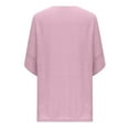 thumbnail image 5 of Nfurl Fall Long Cardigans for Women Plus Size Lightweight Open Front Cardigan Soft Cotton Solid Color Cardigans Pink L, 5 of 6