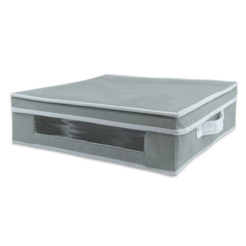 DII Large Plate Storage Bin with Separators for Protecting or ...