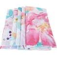 thumbnail image 3 of Pink Floral Shower Curtains for Bathroom Flower Shower Curtain Watercolor Girls Shower Curtain Set with Hooks Pretty Colorful Flowered Bathroom Decor, 72" W x 72" H, 3 of 6