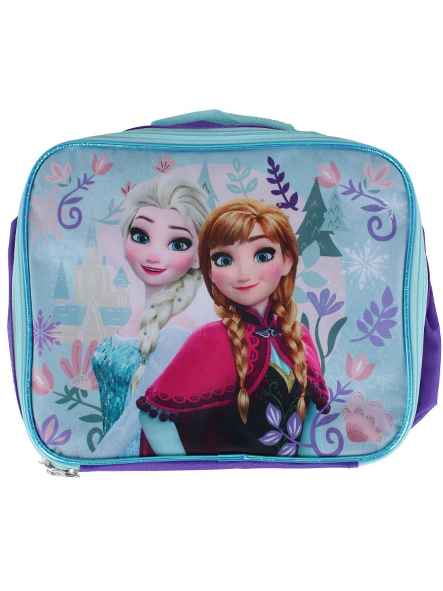 CTM Girl's Disney Frozen Elsa and Anna Backpack and Lunchbox Set