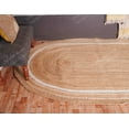 thumbnail image 3 of Chouhan Rugs Natural Jute White 3 Bordered Rug Bohemian Rug Decor Rug Handwoven Rug Custom Rug Decorative Rug, 3 of 7