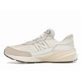thumbnail image 2 of New Balance Men's 990v6 MiUSA White Sea Salt Shoes, from StockX, 2 of 5