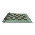 thumbnail image 2 of Ahgly Company Indoor Rectangle Checkered Light Blue Modern Area Rugs, 8' x 10', 2 of 4