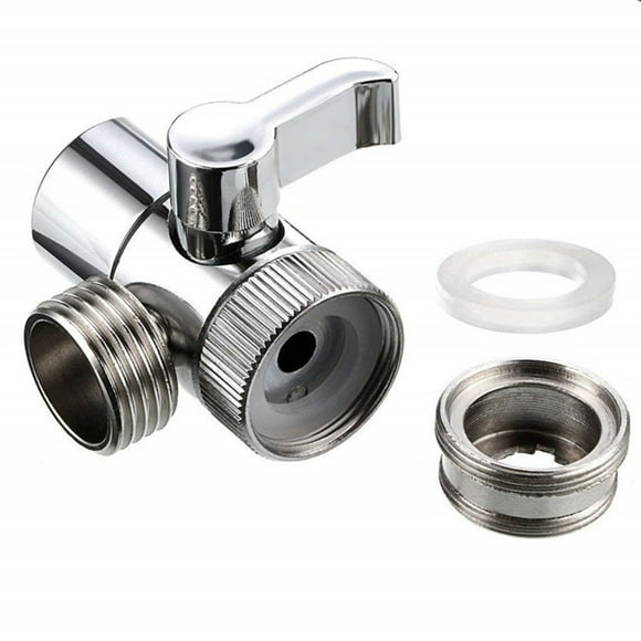 2pcs 3 Way Faucet Water Diverter Valve Bathroom water tap diverter valve Kitchen Water Tap Shower Head Bidet Sprayer Diverter Valve