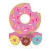 Party Central Pack of 6 Pink and Yellow Donut Time Party Centerpieces 12"