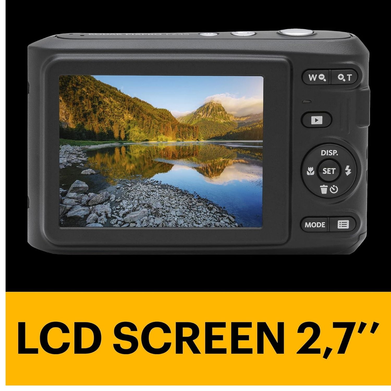 Kodak PIXPRO FZ45 Friendly Zoom 16MP Full HD Digital Camera (White