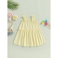 thumbnail image 5 of Bagilaanoe Toddler Baby Girl Summer Dress Sleeveless A-line Dresses 3M 6M 12M 2T 3T 4T Kids Casual Swing Sundress, 5 of 8