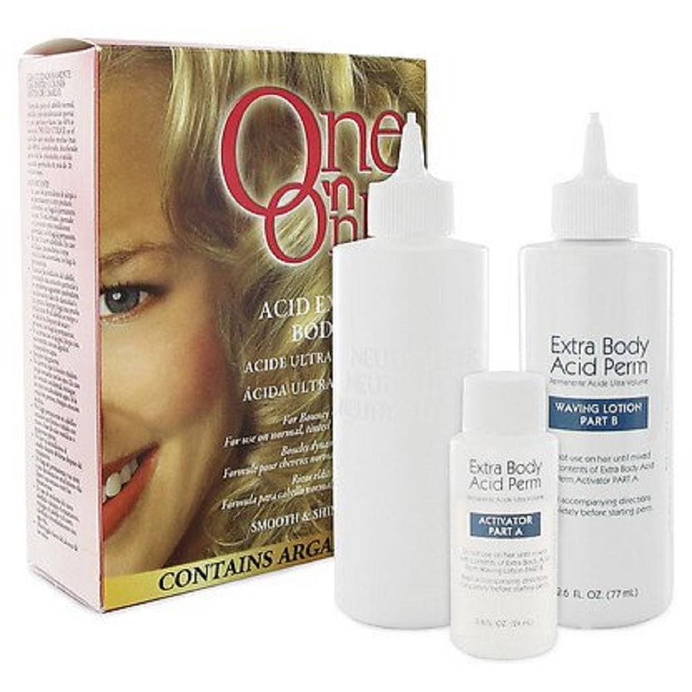 One N Only Low Ammonia Texturizing Acid Perm Kit with Argan Oil