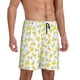 thumbnail image 2 of Fotbe Yellow Lemon Leaves Pantalones Cortos de Pijama para Hombre, Ropa de Dormir, Pantalones de Pijama Cortos para Hombre-Large, 2 of 6