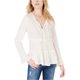 thumbnail image 1 of Lucky Brand Blusa campesina con gradas para mujer, blanco roto, extragrande Lucky Brand Campesino, 1 of 1