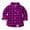 Purple 01, variant on Toddlers Button Up Shirt for Boys Long Sleeve Boy Girl Plaid Dress Shirts with Chest Pocket Collared Blouses, 12-18 Months Yellow