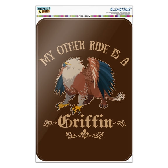 My Other Ride Is A Griffin Fantasy Games RPG Home Business Office Sign