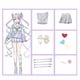 thumbnail image 3 of Disfraz de Cosplay para niña, juego de falda de cuero con peluca, zapatos, uniforme JK de Anime, Abyss, KAngel, Ame Chan, 3 of 4