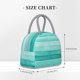 thumbnail image 2 of Balery Teal Turquoise Bolsa de Almuerzo para Mujeres, Caja de Almuerzo, Bolsa de Almuerzo Pequeña Impermeable, Tote de Almuerzo Reutilizable con Gran Capacidad, 2 of 6