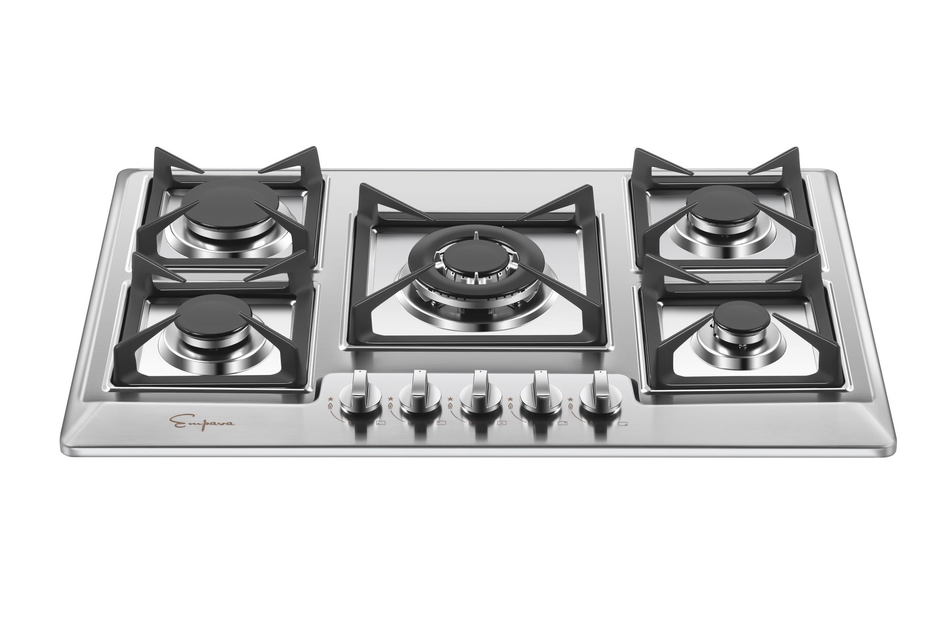 Empava 30" Gas Stove Cooktop with 5 Italy Sabaf Sealed Burners NG/LPG