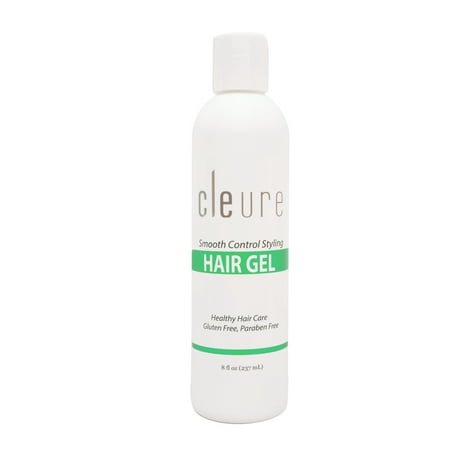 Cleure Hair Styling Gel for Sensitive Skin -  Medium Hold, Fragrance Free, Paraben Free - 8 (Best Smoothie For Skin And Hair)