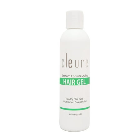 - Cleure Hair Styling Gel for Sensitive Skin - Medium Hold, Fragrance Free, Paraben Free - 8 oz