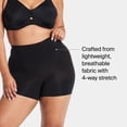 thumbnail image 3 of Power Shorty Shapewear Spanx, ligera, negra, talla pequeña, 3 of 6