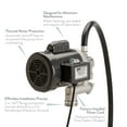 thumbnail image 2 of GPI - L5116 High Viscosity Oil Pump, 16 QPM, 115V/230AC Oil Transfer Pump for Viscous Fluids that Features a 0.75” Ball Valve Nozzle, 8 Foot Hose, 3 Foot Power Cord with Three-Prong Plug (142100-01), 2 of 4