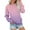 Pink, variant on Long Sleeve Shirts for Women Hemlock Fashionable Hoodless Pocket Sweatshirt