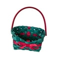 thumbnail image 3 of Cesta De Regalo Navideña Multiusos, Ligera, Para Guardar Suministros De Fiesta, Color Verde, Con Bolsa Transparente Verde con bolsa transparente, 3 of 8