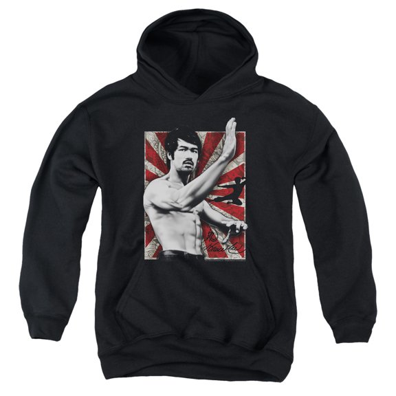 Bruce Lee Concentrate Youth Pullover Hoodie Sweatshirt Black
