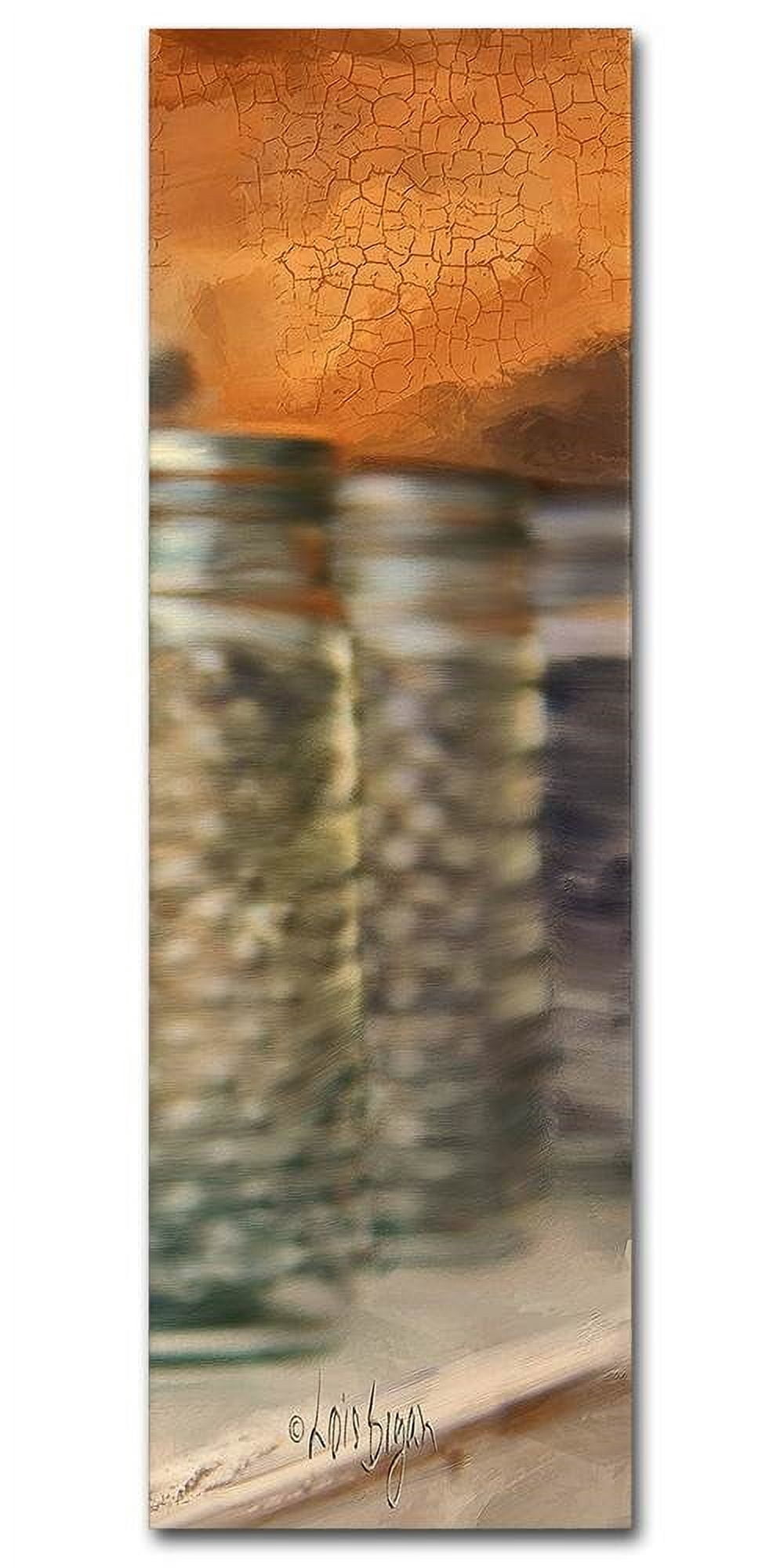 Trademark Fine Art 'Sunflowers and Jars' Multi-Panel Canvas Art Set by Lois Bryan