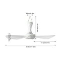 thumbnail image 3 of 17in USB Operated Ceiling Fan - Portable Hanging Fan for RV, Camping, Tents, and Dorm Rooms, Quiet Operation with Adjustable Speed, Powered by USB for Convenience, 3 of 3