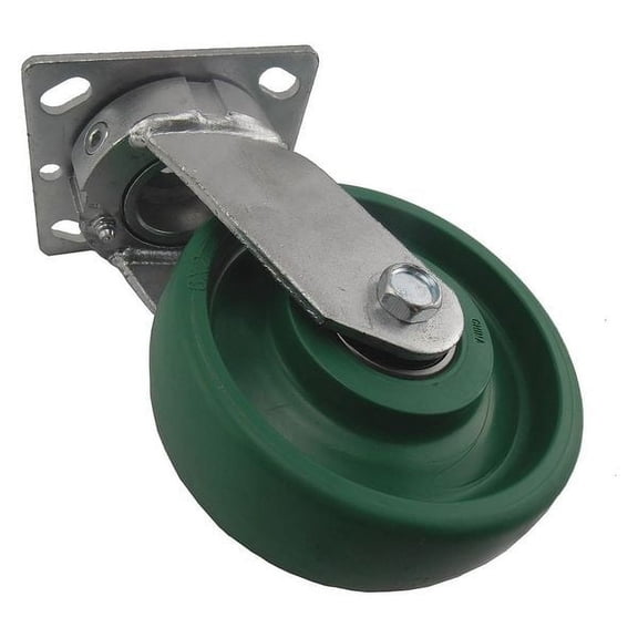 Manufacturer Varies Swivel Plate Caster,6 in. Dia.,1000 lb. 4DE80