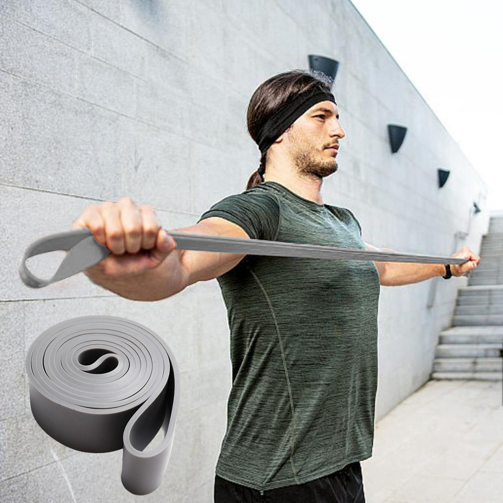 Resistance Assistance Bands for Men and Women, 35-85 Lbs Heavy Duty Workout Bands for Exercise, Strength Training, and Stretching, Home & Gym Fitness Accessories, C, 1.73 Inch